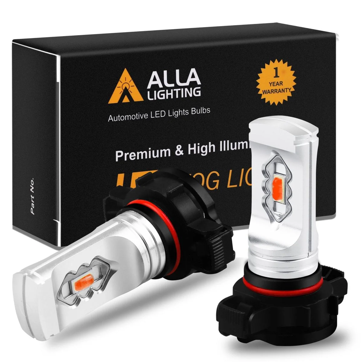 PSX24W 12276 LED Fog Lights Bulbs 12V 2504, 6K White/3K Yellow/Red/8K Blue - Image 19