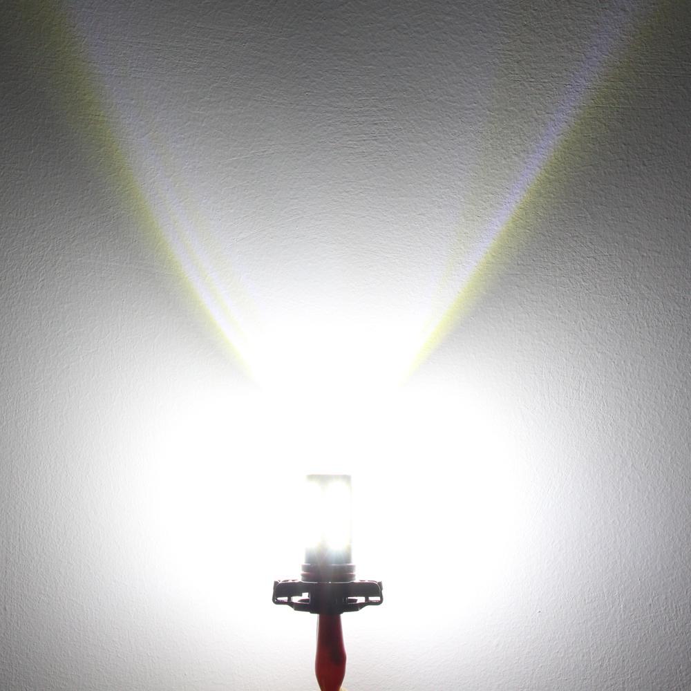 PSX24W 2504 LED Fog Lights Bulbs Super Bright 5730-SMD, 6000K Xenon White - Image 6