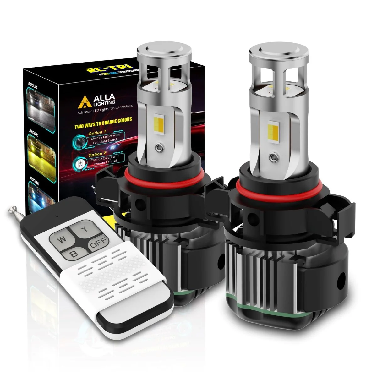 PSX24W 2504 LED Switchback Bulbs Fog Lights | White, Yellow, Blue - Image 16