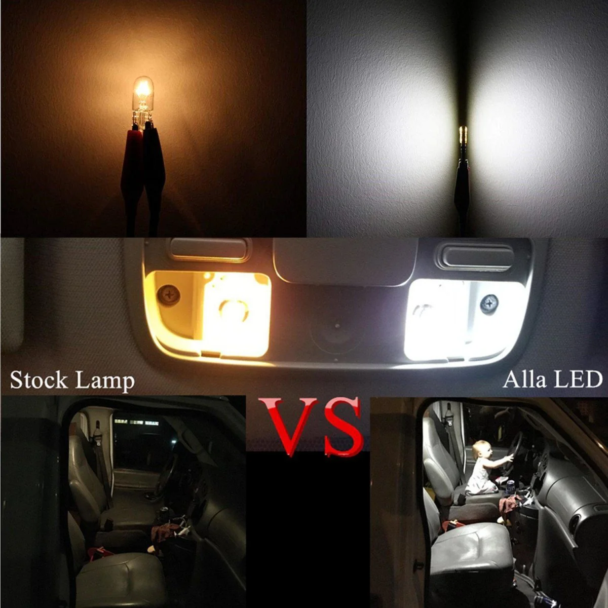 T10 194 168 LED Lights Bulbs 5630-SMD W5W 2825 - Image 3