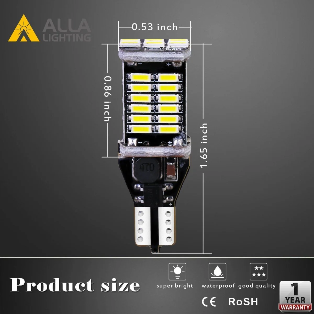 T15 912 921 LED Bulbs Super Bright Back-up Reverse Lights - Image 3