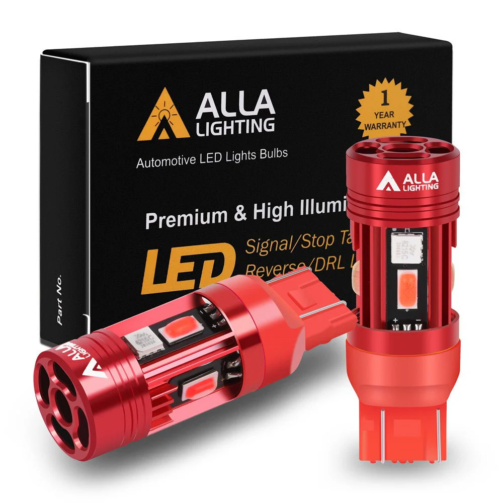 T20 7440 7443 CANBUS LED Bulbs Red Signal Lights Error Free W21W 7444 - Image 8