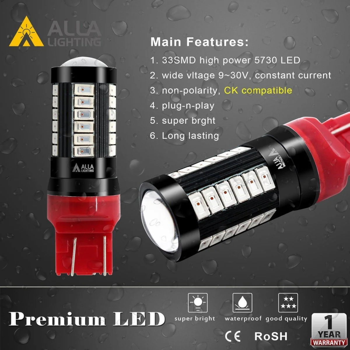 T20 7440 7443 LED Turn Signal, Brake, Stop, Tail, Reverse Lights Bulbs - Image 11