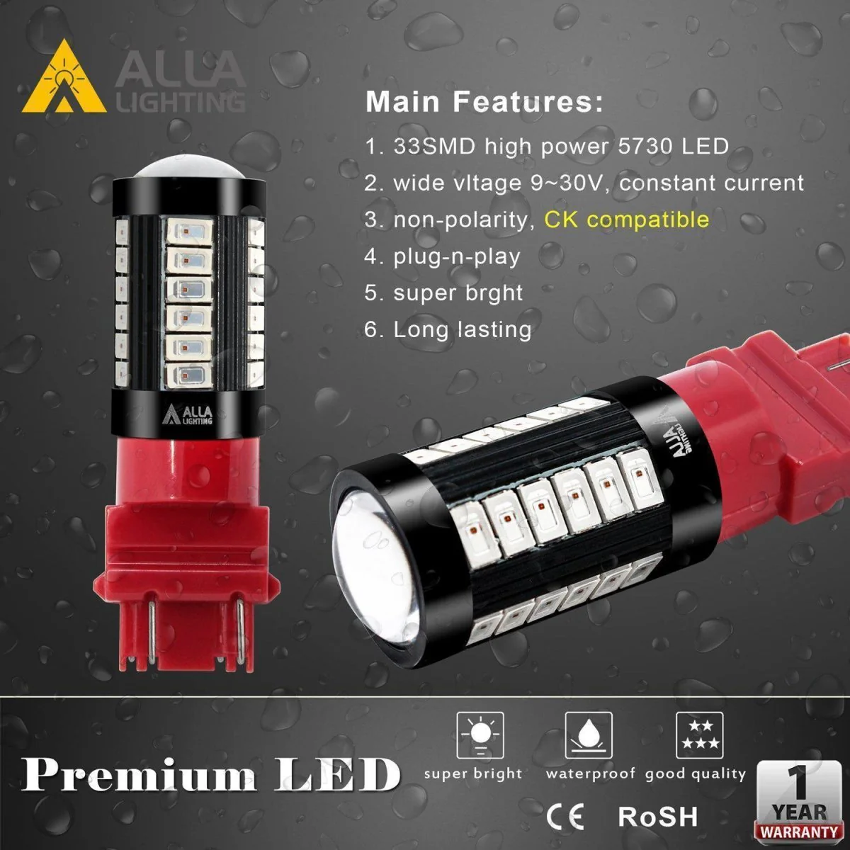 T25 3156 3157 LED Turn Signal, Brake, Stop, Tail, Reverse Lights Bulbs - Image 14