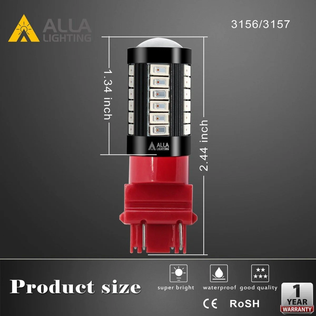 T25 3156 3157 LED Turn Signal, Brake, Stop, Tail, Reverse Lights Bulbs - Image 16
