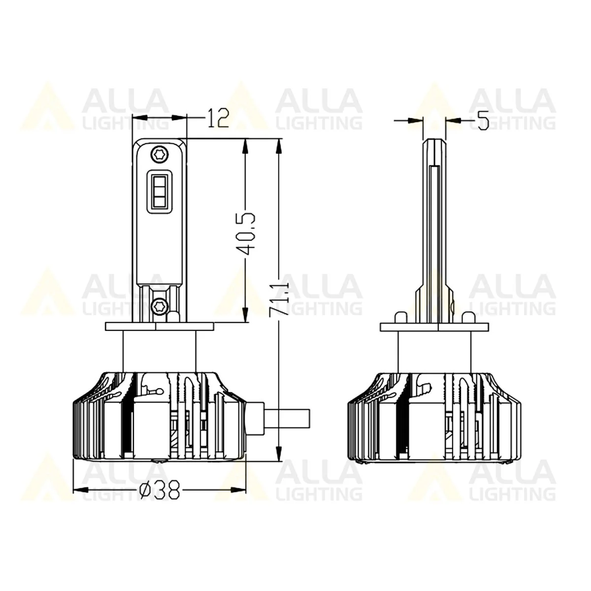 TXH H1 LED Bulb | Forward Lightings, Cornering, Fog Lights, DRL Replacement - Image 9