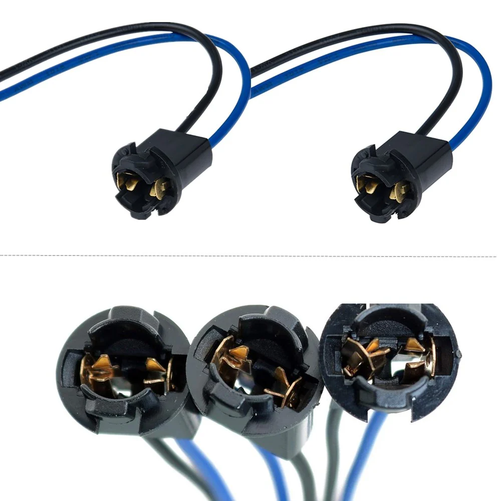 W2.1x9.5d Base T10 194 Socket Female Wiring Harness Connector 168 W5W - Image 3