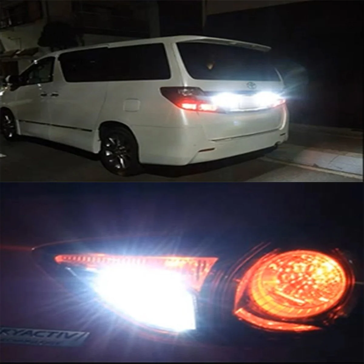 W21W 7440 LED Reverse Lights Backup Bulbs Replacement Upgrade 12V 21W - Image 3