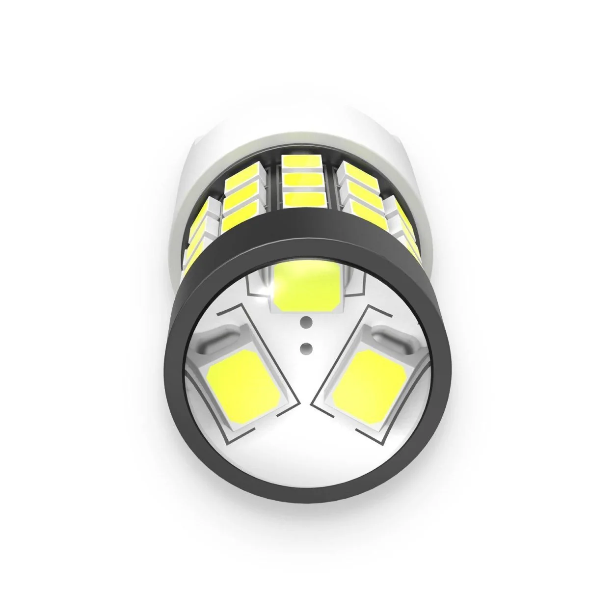 W21W 7440 LED Strobe Reverse Lights Flashing Back-up Bulbs, 6000K Xenon White - Image 9