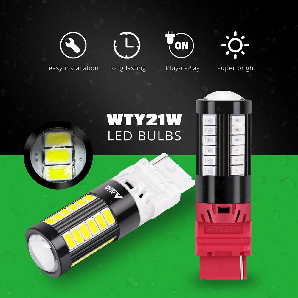WTY21W LED Turn Signal Lights Bulbs for 2020~22 Ford F150 F250 F350 - Image 5